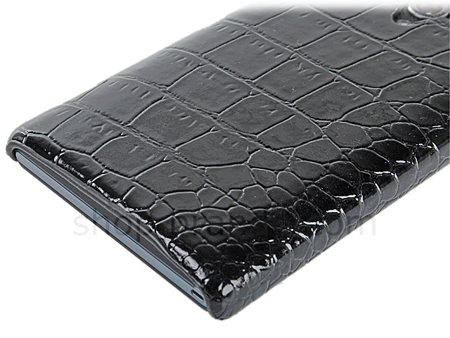 Sony Xperia ZL Crocodile Leather Back Case