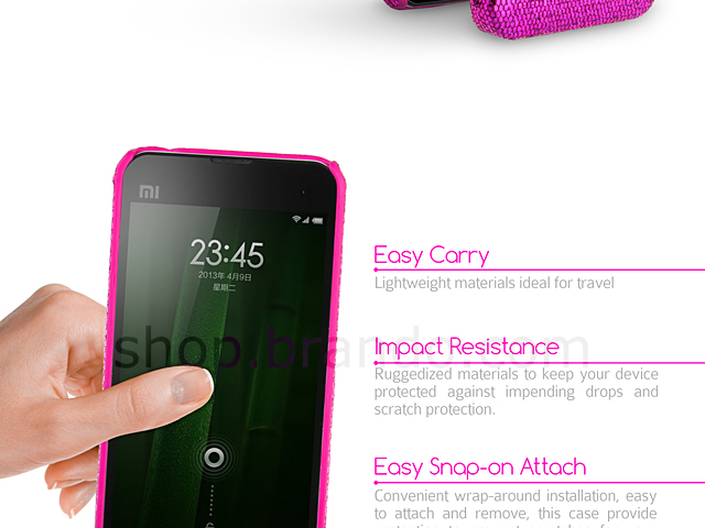 Xiaomi Mi2A Glitter Plactic Hard Case