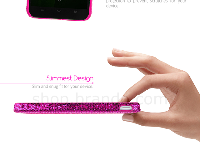 Xiaomi Mi2A Glitter Plactic Hard Case