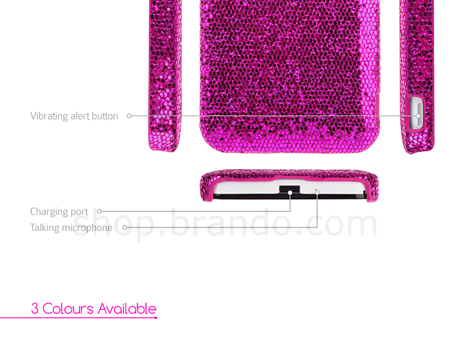 Xiaomi Mi2A Glitter Plactic Hard Case