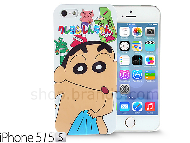 iPhone 5 / 5s Crayon Shin-chan Bathing Back Case (Limited Edition)