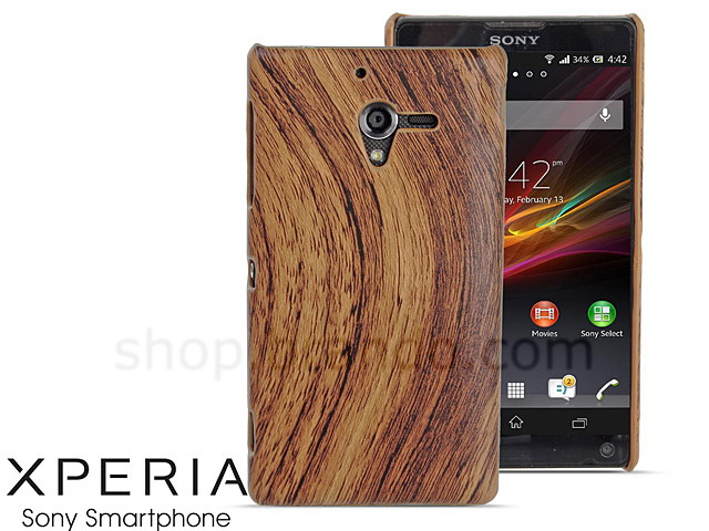 Sony Xperia ZL Woody Patterned Back Case
