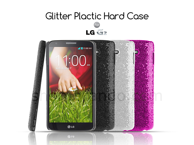 LG G2 Glitter Plactic Hard Case