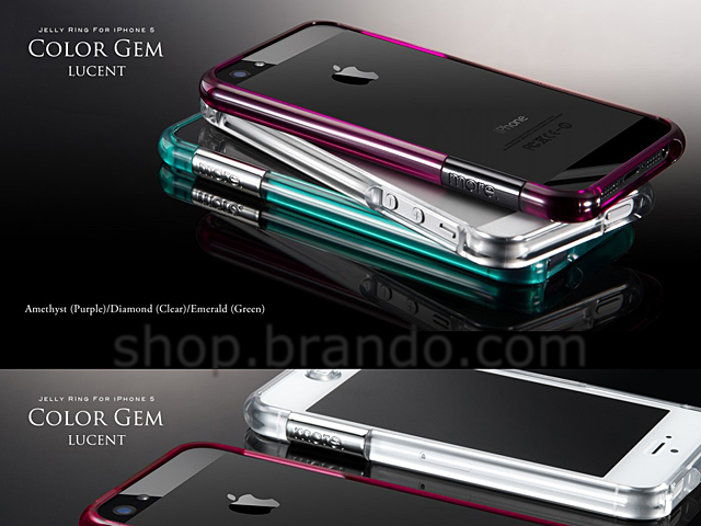 iPhone 5 / 5s more. Color Gem Lucent Bumper