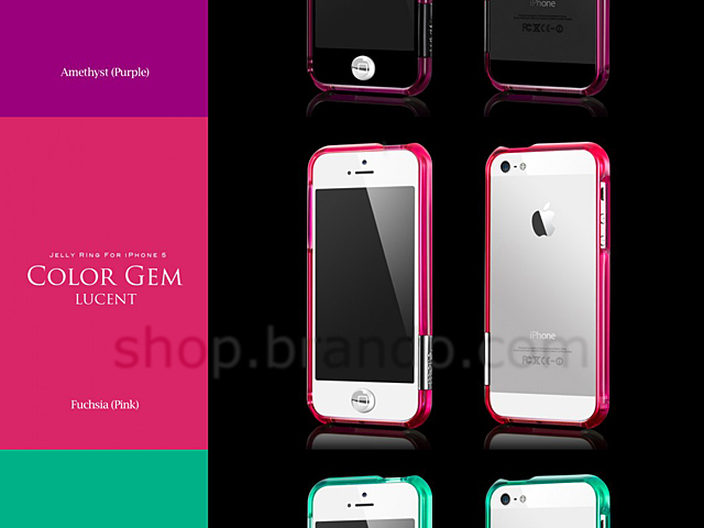 iPhone 5 / 5s more. Color Gem Lucent Bumper