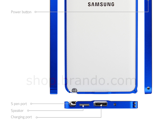 Samsung Galaxy Note 3 Metallic Bumper