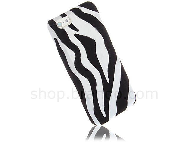 iPhone 5c Zebra-Stripe Back Case