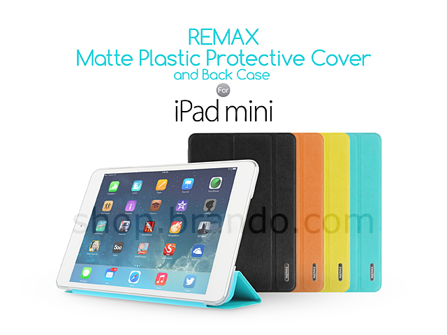 REMAX Matte Plastic Protective Cover and Back Case for iPad mini with Retina display