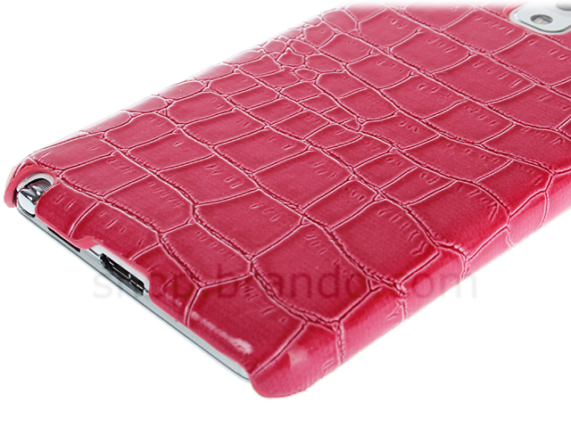 Samsung Galaxy Note 3 Crocodile Leather Back Case