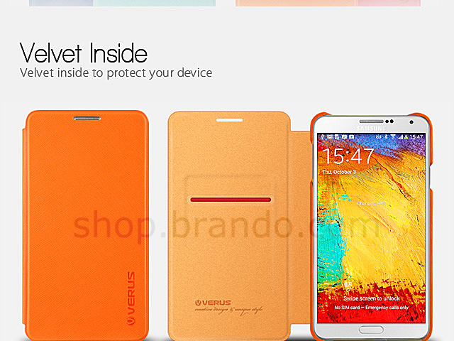 Verus Saffiano K Leather Case For Samsung Galaxy Note 3