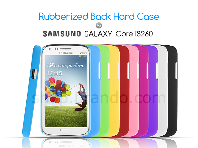 Samsung Galaxy Core i8260 Rubberized Back Hard Case