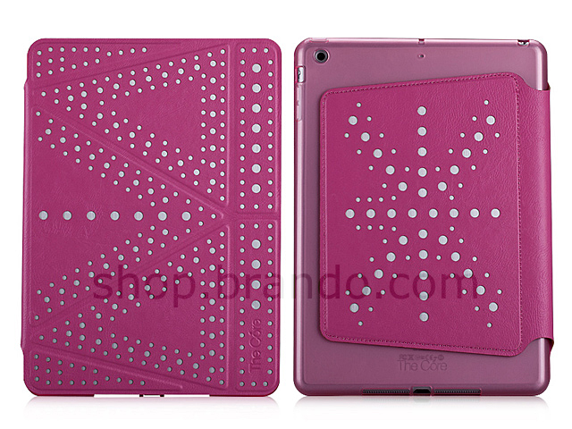Momax iPad Air Polka Dot Premium Leather Smart Stand Case