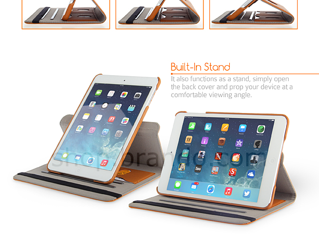 iPad Mini with Retina display Rotate Stand Fabric Case