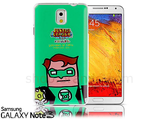 Samsung Galaxy Note 3 Justice League X Korejanai DC Comics Heroes - Green Lantern Back Case (Limited Edition)