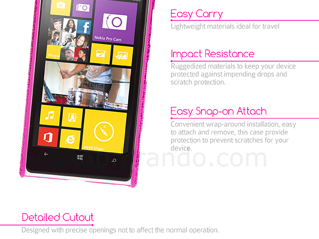 Nokia Lumia 1020 Glitter Plactic Hard Case