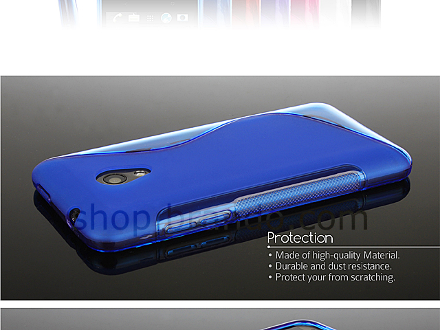 HTC Desire 700 dual sim Wave Plastic Back Case