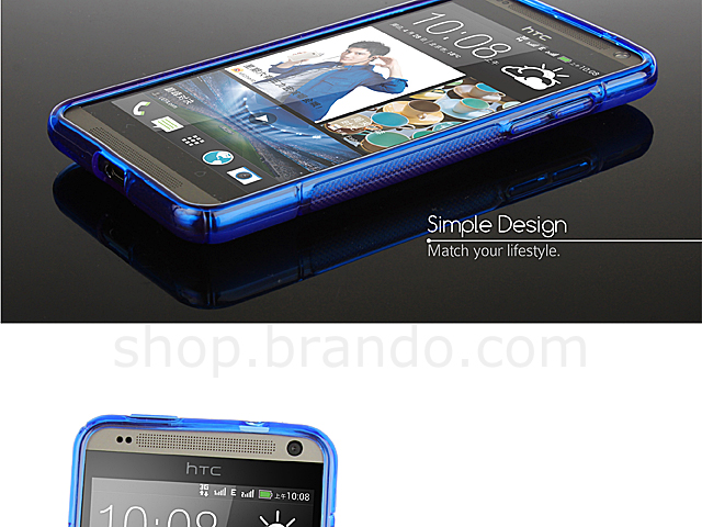 HTC Desire 700 dual sim Wave Plastic Back Case