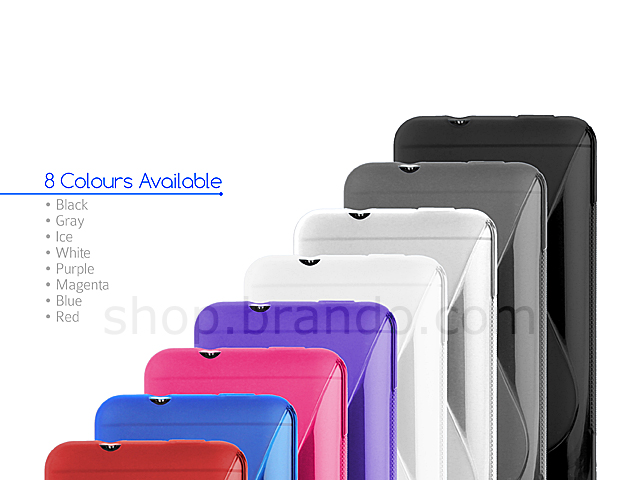 HTC Desire 700 dual sim Wave Plastic Back Case