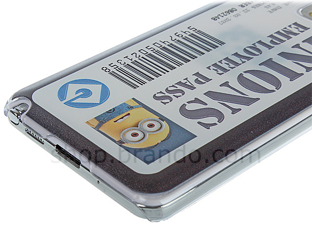 Samsung Galaxy Note 3 Despicable Me - Dave Employee Pass Back Case (Limited Edition)