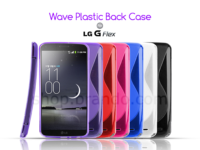 LG G Flex Wave Plastic Back Case