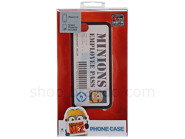 iPhone 5 / 5s Despicable Me - Stuart Employee Pass Back Case (Limited Edition)