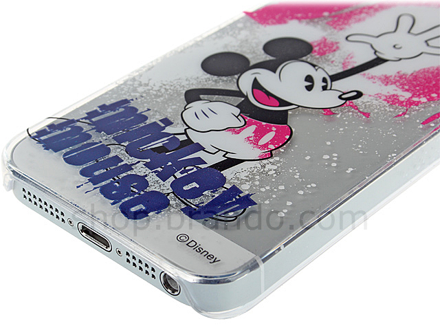 iPhone 5 / 5s Disney - Mickey Mouse Splash-ink Transparent Case (Limited Edition)