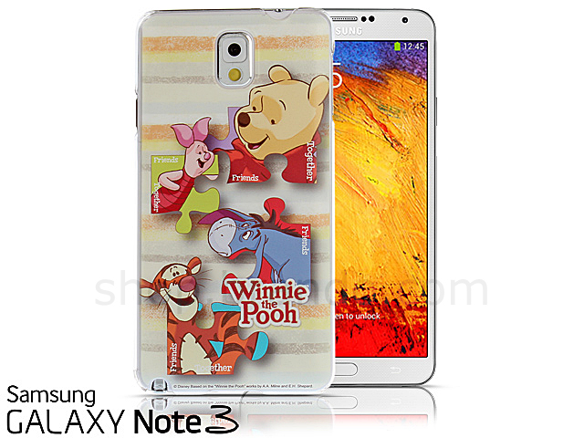 Samsung Galaxy Note 3 Disney - Winnie The Pooh Friends Puzzle Back Case (Limited Edition)