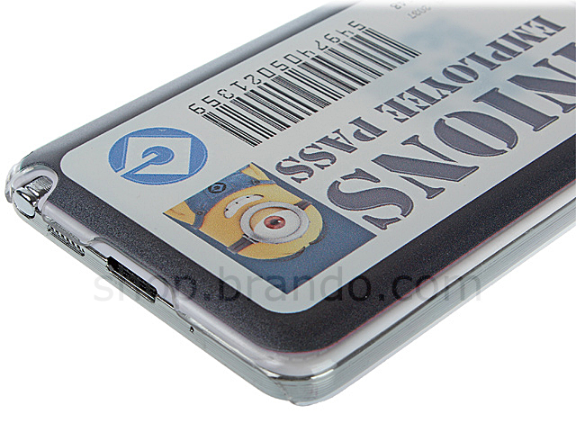 Samsung Galaxy Note 3 Despicable Me - Stuart Employee Pass Back Case (Limited Edition)