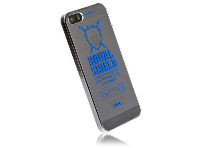 iPhone 5 / 5s Playful - Royal Shield Transparent Case