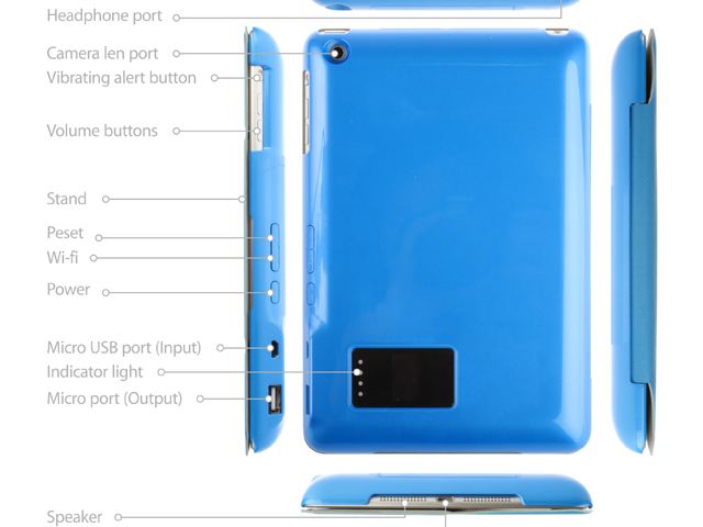 Mifi 8000mAh Power Case for iPad Mini WiFi Version