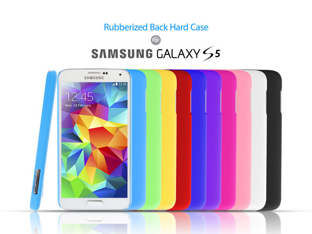 Samsung Galaxy S5 Rubberized Back Hard Case