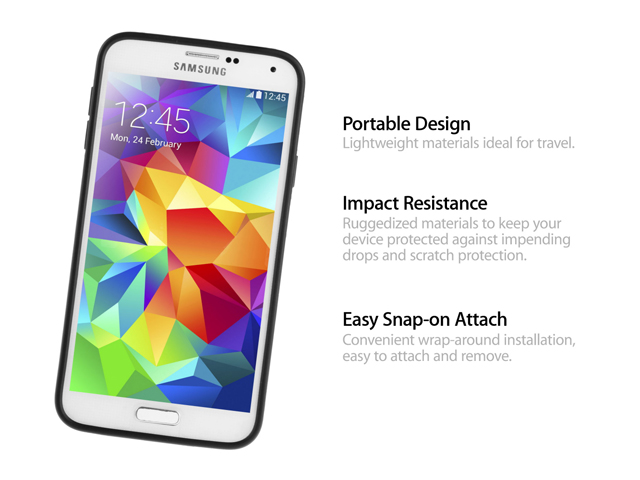 Samsung Galaxy S5 Translucent Soft Case w/ Bumper