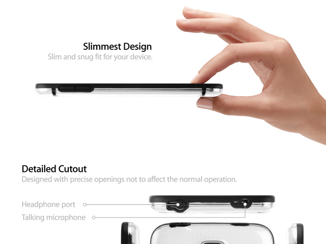 Samsung Galaxy S5 Translucent Soft Case w/ Bumper