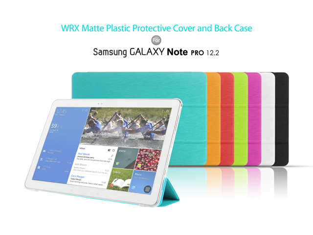 WRX Matte Plastic Protective Cover and Back Case for Samsung Galaxy NotePRO 12.2