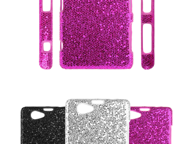 Sony Xperia Z1 Compact / Z1f  Glitter Plactic Hard Case