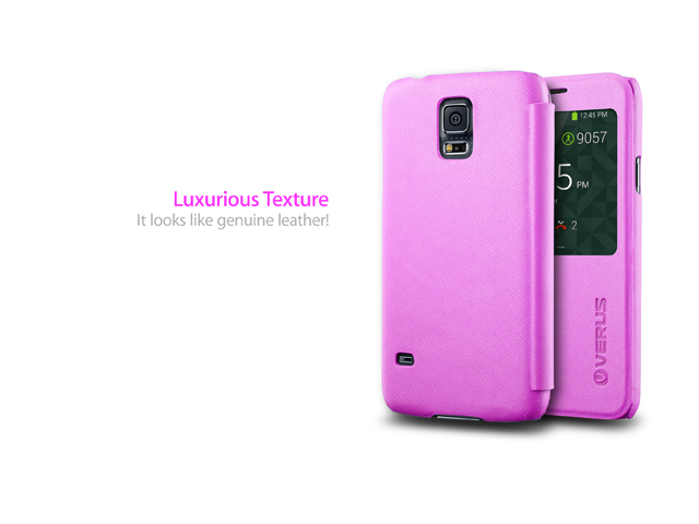 Verus Saffiano K Leather Case For Samsung Galaxy S5