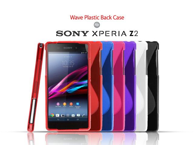 Sony Xperia Z2 Wave Plastic Back Case