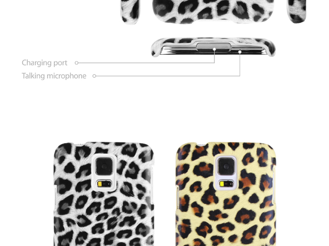 Samsung Galaxy S5 Leopard Skin Back Case