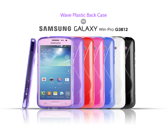 Samsung Galaxy Win Pro G3812 Wave Plastic Back Case