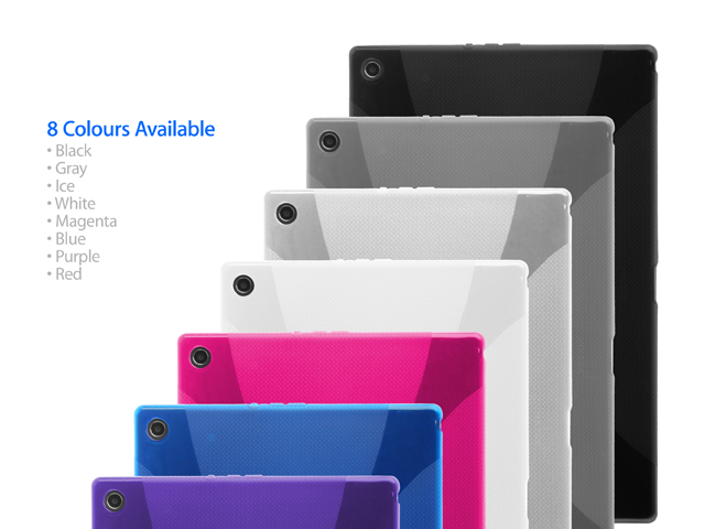 Sony Xperia Z2 Tablet X-Shaped Plastic Back Case