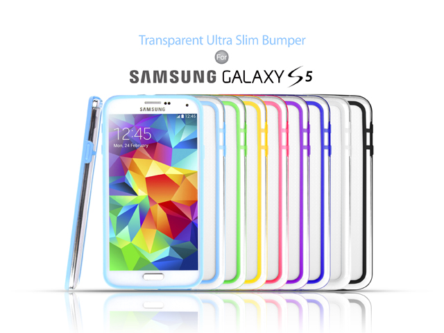 Samsung Galaxy S5 Transparent Ultra Slim Bumper
