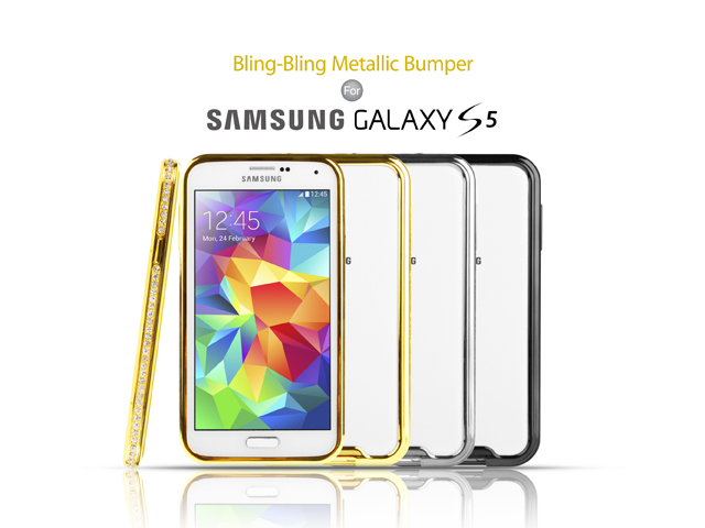 Samsung Galaxy S5 Bling-Bling Metallic Bumper