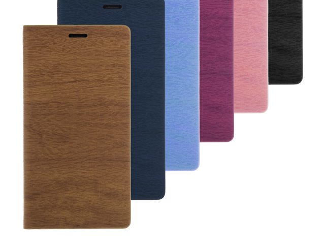 Xiaomi Redmi Note Wood Pattern Wallet Case