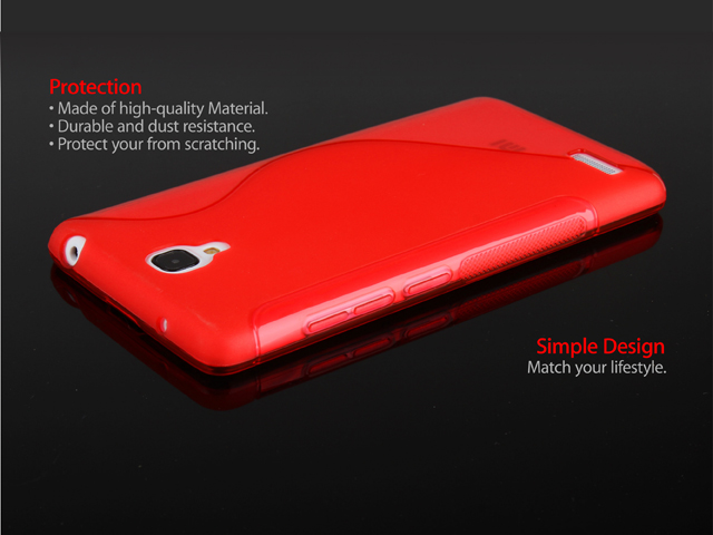 Xiaomi Redmi Note Wave Plastic Back Case