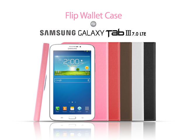 Samsung Galaxy Tab 3 Lite 7.0 Flip Wallet Case
