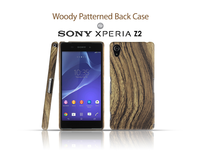 Sony Xperia Z2 Woody Patterned Back Case