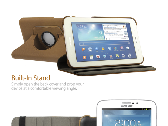 Samsung Galaxy Tab 3 Lite 7.0 Rotate Stand Fabric Case