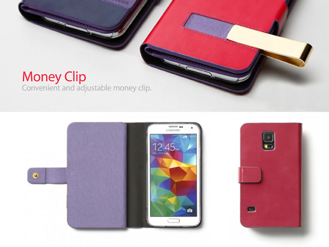 Zenus Luna Money Clip Case For Samsung Galaxy S5