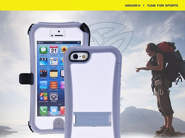 ARMOR-X ProGear Series - 360° Rugged Case with X-Mount Holster for iPhone 5/5s