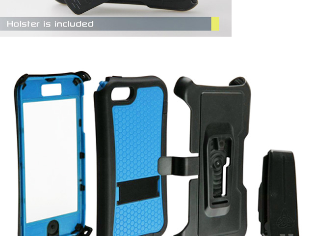 ARMOR-X ProGear Series - 360° Rugged Case with X-Mount Holster for iPhone 5/5s